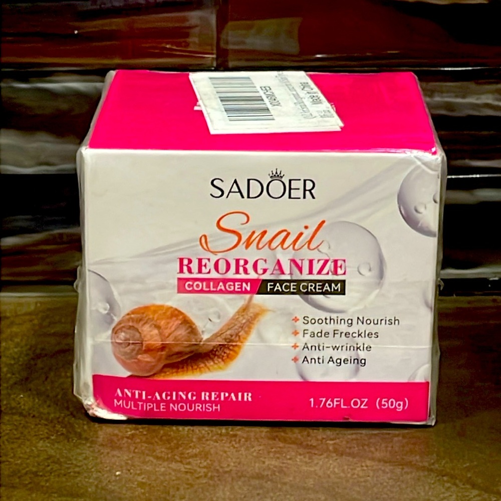 Snail reorganize collagen face cream